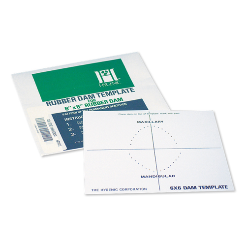 Coltene, HySolate Dental Dam Template Adult ( 6 x 6), 1 pc, H01441