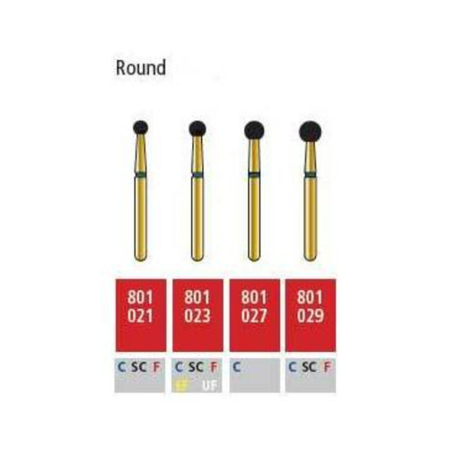 Coltene, Alpen FG #847.018 Super Coarse Flat End Taper Diamond, 5/Pack, R847SC018FG, R847SC018FG