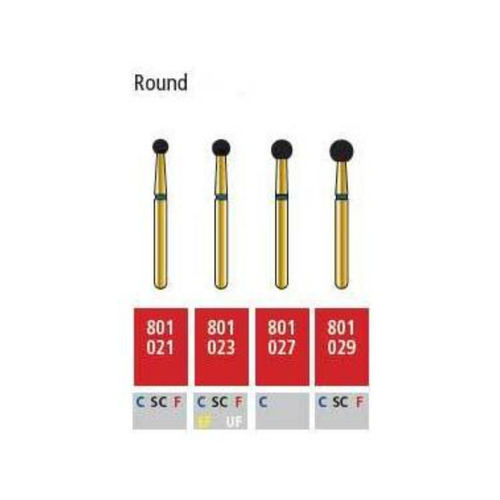 Coltene, Alpen FG #858.014 Fine Needle Diamond, 5/Pack, R858F014FG, R858F014FG