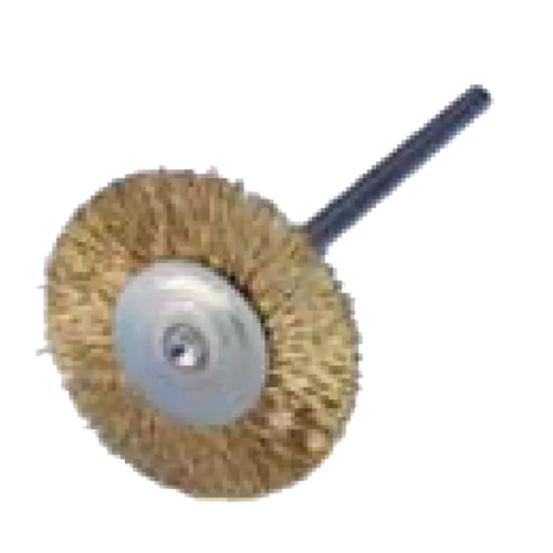 Buffalo Dental, 3/4" Brass Wire HP Rotary Brush, Pkg. of 12, 07460