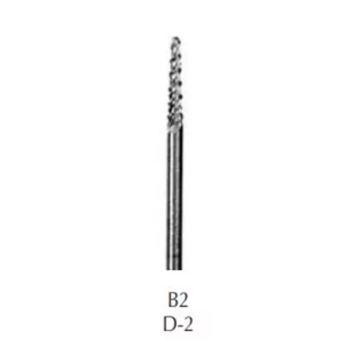 Buffalo Dental, B1, 3/32" X 5/16", Taper Diamond Cut Regular HP Carbide Bur, 18202