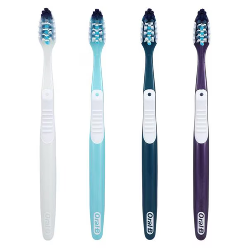 Procter & Gamble, Oral-B CrossAction All-in-One Toothbrush, 35 Soft, Assorted Colors, 12/Box, 80828179