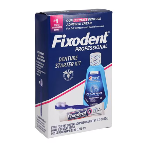 Procter & Gamble, Fixodent Professional Denture Starter Kit, 24/Case, 80719493