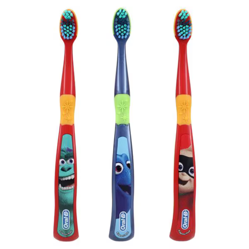 Procter & Gamble, Oral-B Kids Toothbrush, 3+ Years, Disney Pixar, 6/Box, 80828174