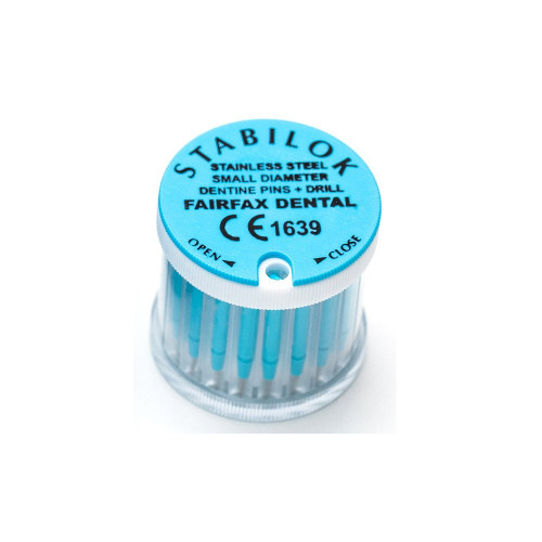Stabilok Standard Kit, Stainless Steel, Blue .021' Single Pin, 20/Pack