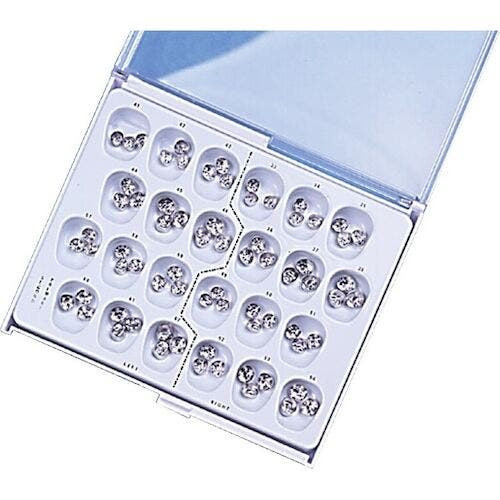 Second Primary Molar Stainless Steel, , Kit/72