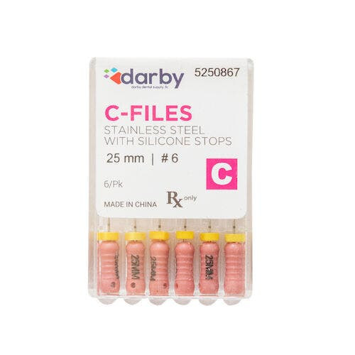 C-File, 25mm, #06, 6/Pkg.