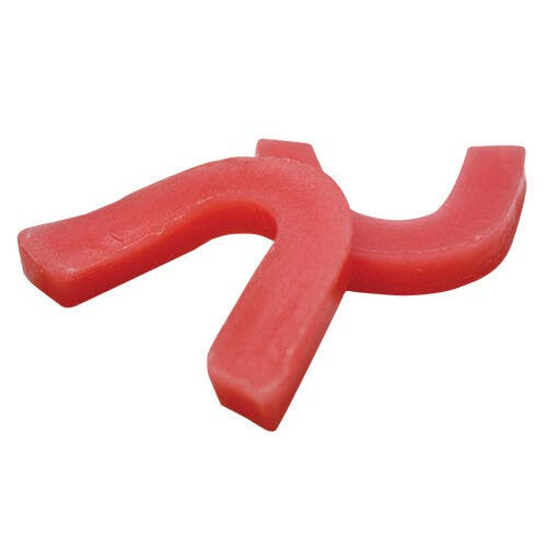 Bite Blocks, U-Shaped, 3/8", 100/Box, Pink, Preformed, House Brand