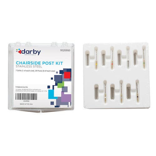 Chairside Post System and Refills-Stainless Steel, Kit