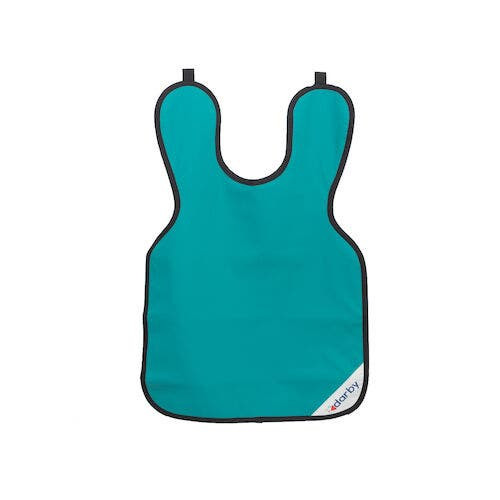 Adult Style 20 X-Ray Aprons, 0.3 mm Vinyl, 23.5" x 27.5", Ocean Green