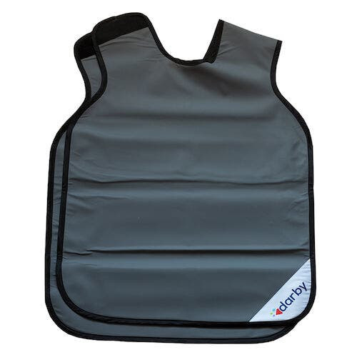 Adult Style 26 X-Ray Aprons, 0.3 mm Vinyl, Dual, 24 x 36, Gray