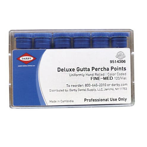 Gutta Percha Points Accessory Size, , Assorted, 100/Box, Compartment