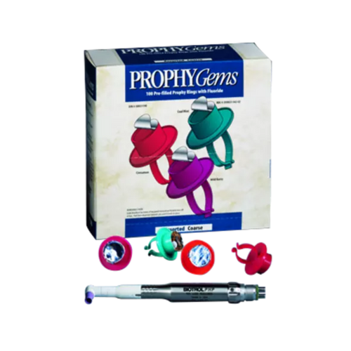 Young, Prophy Gems Assorted Coarse Box of 100, PGC143AS