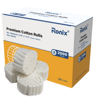 Premium Cotton Rolls, No. 2, 2000/Box