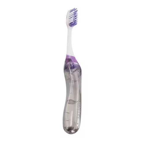 Sunstar, GUM Orthodontic Travel V-Trim Toothbrush Soft Compact 12/Bx, 125PQA
