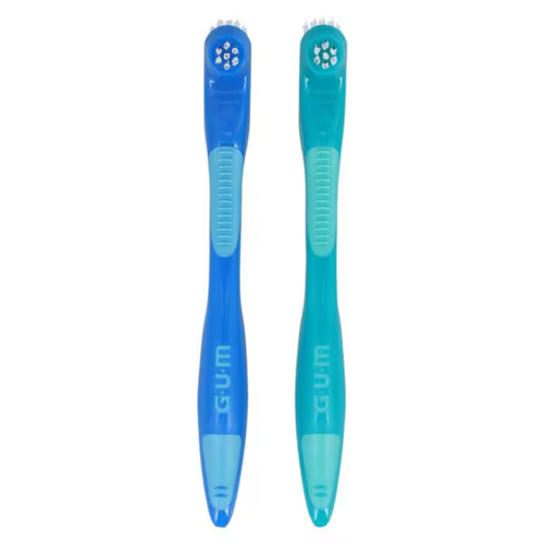 Sunstar, GUM Denture Brush 39 Tuft 12/Bx, 201RYBP