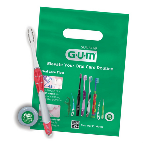 Sunstar, GUM Technique Enamel Clean Toothbrush Kit, 4471P