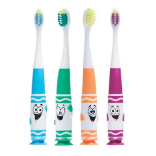 Sunstar, GUM Crayola Pip-Squeaks Toothbrush Kids Ultra Soft 12/Bx, 232PYZ