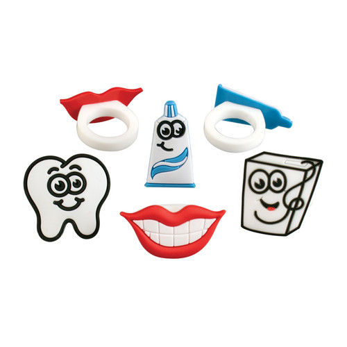 Kids Toys Dental Rubber Ring Assortment 48/Box