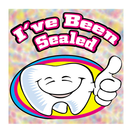 Kids Stickers I'Ve Been Sealed 100/Box