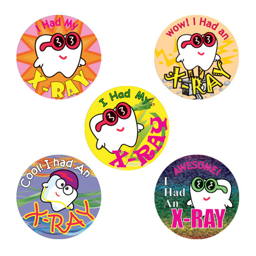 Kids Stickers Dental X-Ray 100/Box