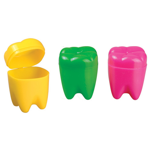 Kids Dental Essentials 1.25" Rainbow Tooth Holders 72/Box