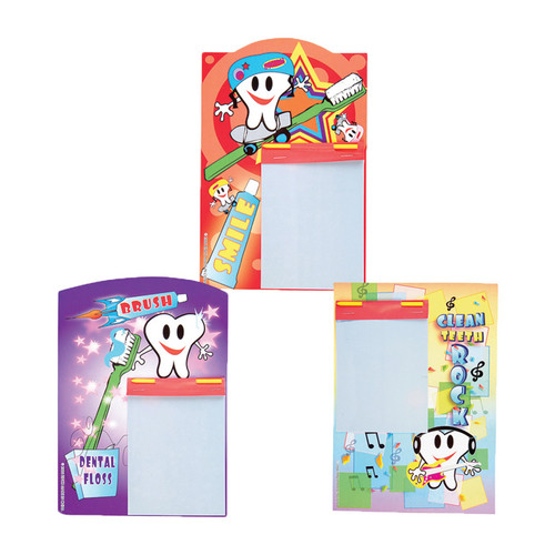 Kids Toys 7" Assorted Dental Magic Pads 60/Box