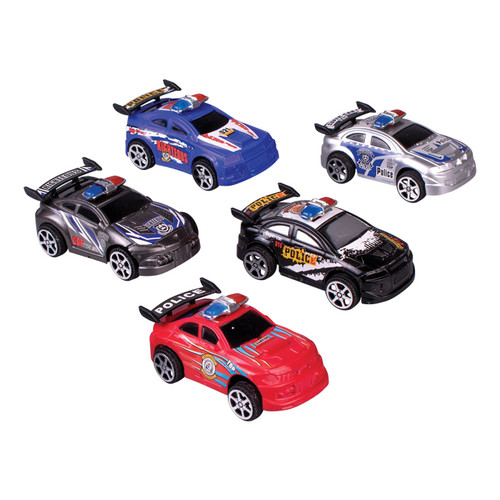 Kids Toys Pull-Back Police Car Assortment 24/Box
