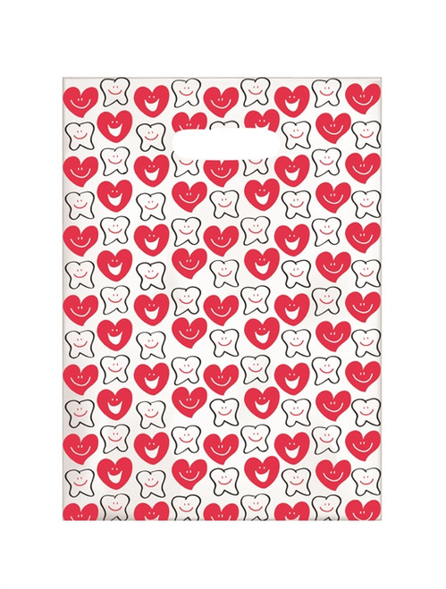 Plastic Bags Smiley Face Brush 100/Box