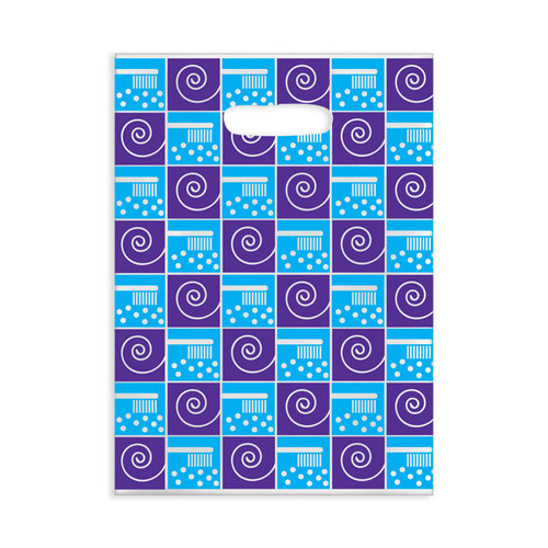 Plastic Bags Brush Swirl Scatter 100/Box