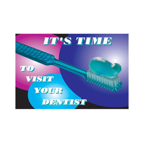 It's Time to Visit Postcard 4-Up 200/Box