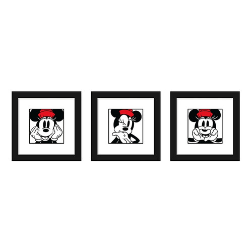 Wall art Minnie Mouse 3/Box