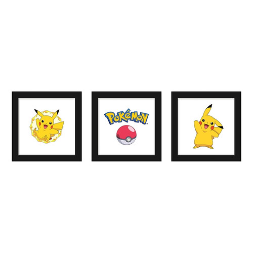 Wall art Pokemon Pikachu 3/Box