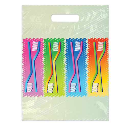 Plastic Bags Neon Brushes Full Color 250/Box