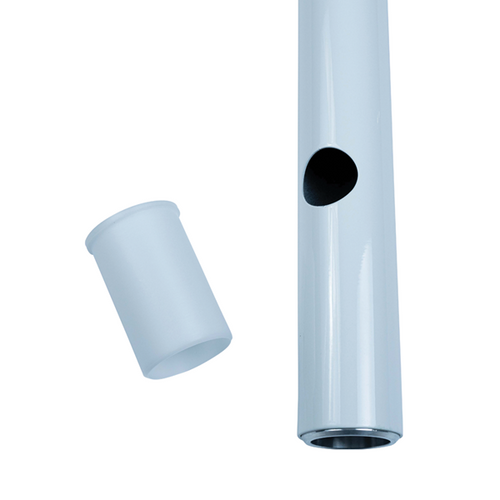 DCI, Light Post w/P&C Bushing, 48", White, 8482