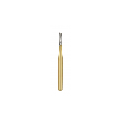 Great White Burs. GW557 Straight/Flat End Cross Cut 10 pcs.