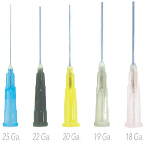 Pac-Dent, 3/4“ Evacu-N-Irrigation Needle Tips 25 Ga., Blue 100/Pack, 237