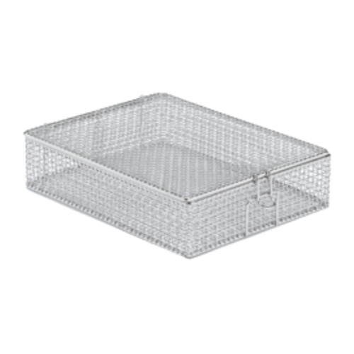 SciCan, Basket w/ Hinged Lid, C61, 8.5" x 7" x 2", 01-113547