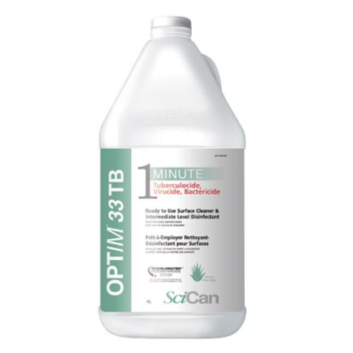 SciCan, OPTIM 33TB 4L Aloe Surface Disinf, SCI334X4-ALOE