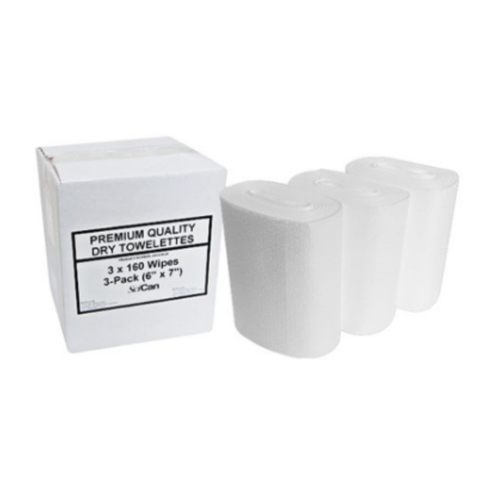 SciCan, Refill Dry Towelettes 6x7 18x160/Ea, SCI33R18