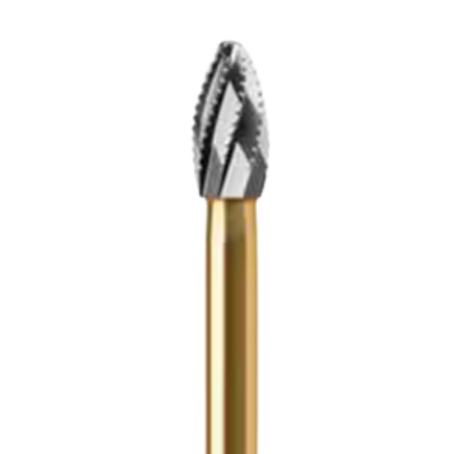 Microcopy, CrownKing Sterile Carbide Bur Crown & Bridge Prep Friction Grip 379-023, 25/Pack, NBCK37923