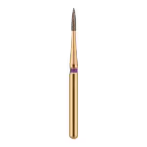 Microcopy, NeoDiamond Diamond Bur Friction Grip Fine Needle 862-010F, 25/Pack, ND1510ZA