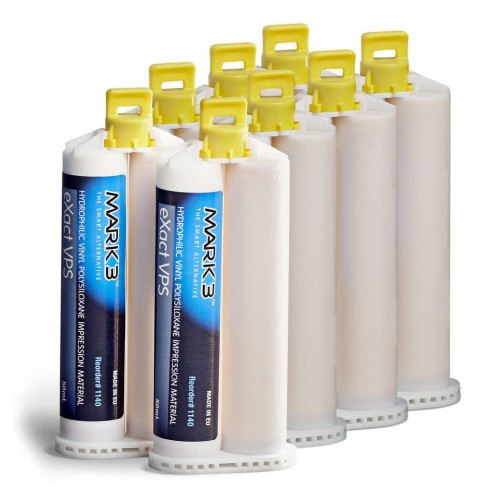 Mark3, eXact VPS Impression Material Heavy Fast Set 50ml. Cartridges 100/cs., 100-1145BULK