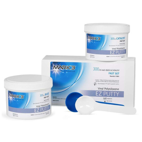 Mark3, EZ VPS Putty Fast Set 300ml. each Base & Catalyst, 100-1161