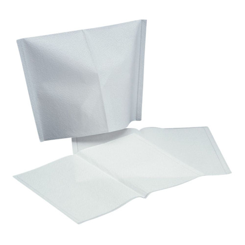 Mark3, Headrest Covers Paper 10"x13" White 500/Box, 100-1405