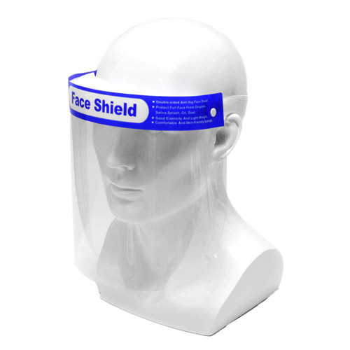 Mark3, Anti-Fog Disposable Face Shield Blue 10/Pack, 100-1980