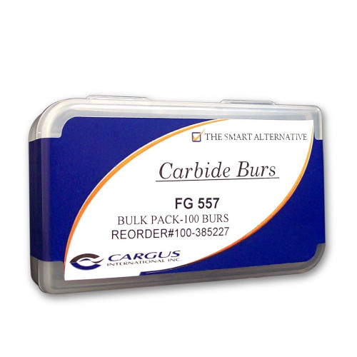 Mark3, Carbide Burs FGOS 557 Surgical 100/Pack, Cargus, 100-385627