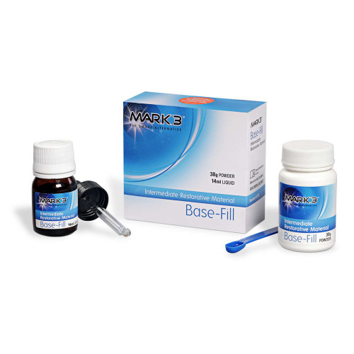 Mark3, Base-Fill Reinforced Z.O.E. Intermediate Restorative Material (IRM) 38gm. Powder 14ml. Liquid, 100-5370