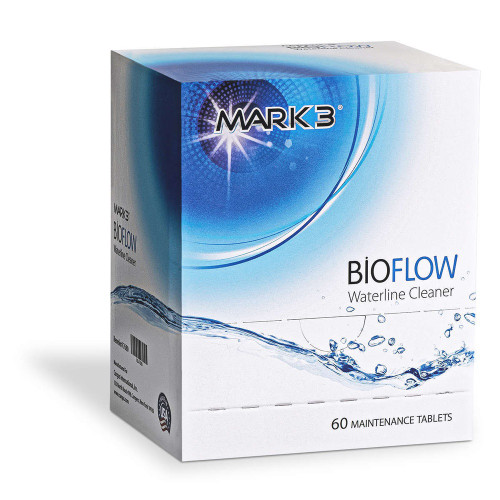 Mark3, BIOFLOW Waterline Cleaner Tablets 60/Box, 100-7680