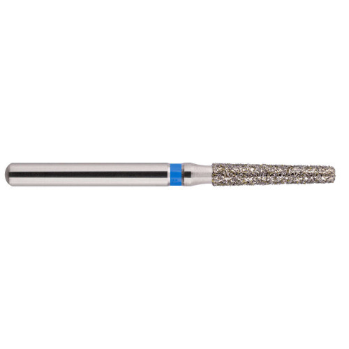 Mark3, Blue Streak Diamond Burs Round Edge Taper Short 845.019 Coarse Green 5/Pack, 100-D-845KRS-019C